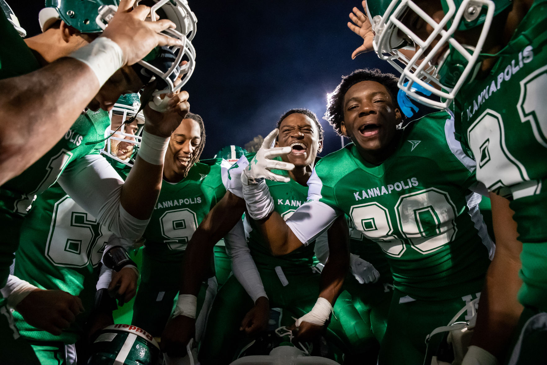 the annual Battle of the Bell high school football game